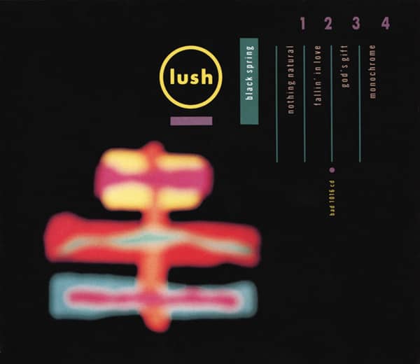 Lush's Black Spring EP cover.